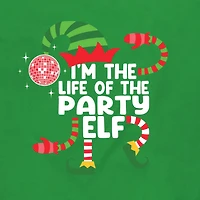 Party Elf Family Christmas Graphic Tee