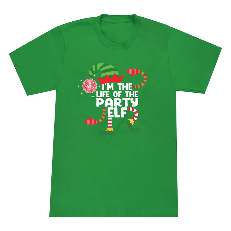 Party Elf Family Christmas Graphic Tee