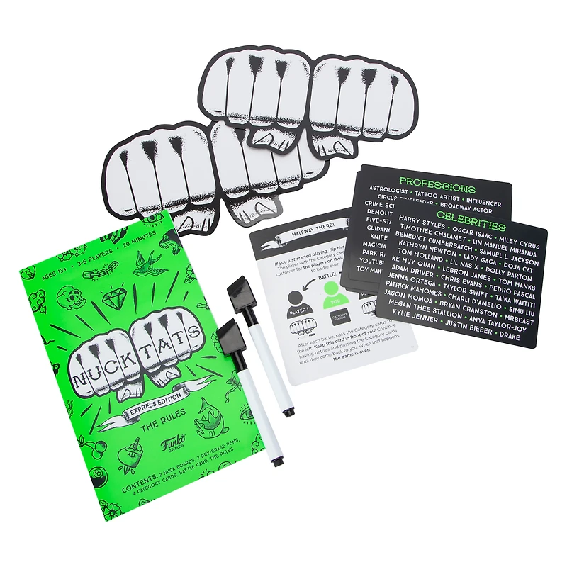 Funko Games Nuck Tats Express Edition Party Game