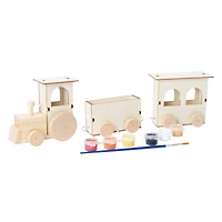 Paint Your Own Wooden Train Set
