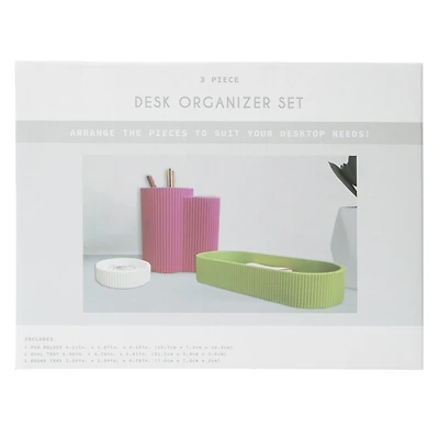 Desk Organizer 3-Piece Set