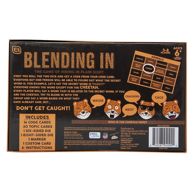 Blending In: The Game Of Hiding In Plain Sight