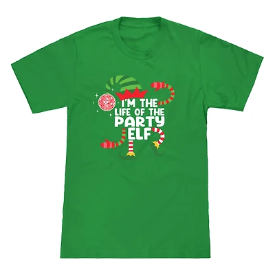 Kid's Party Elf Family Christmas Graphic Tee