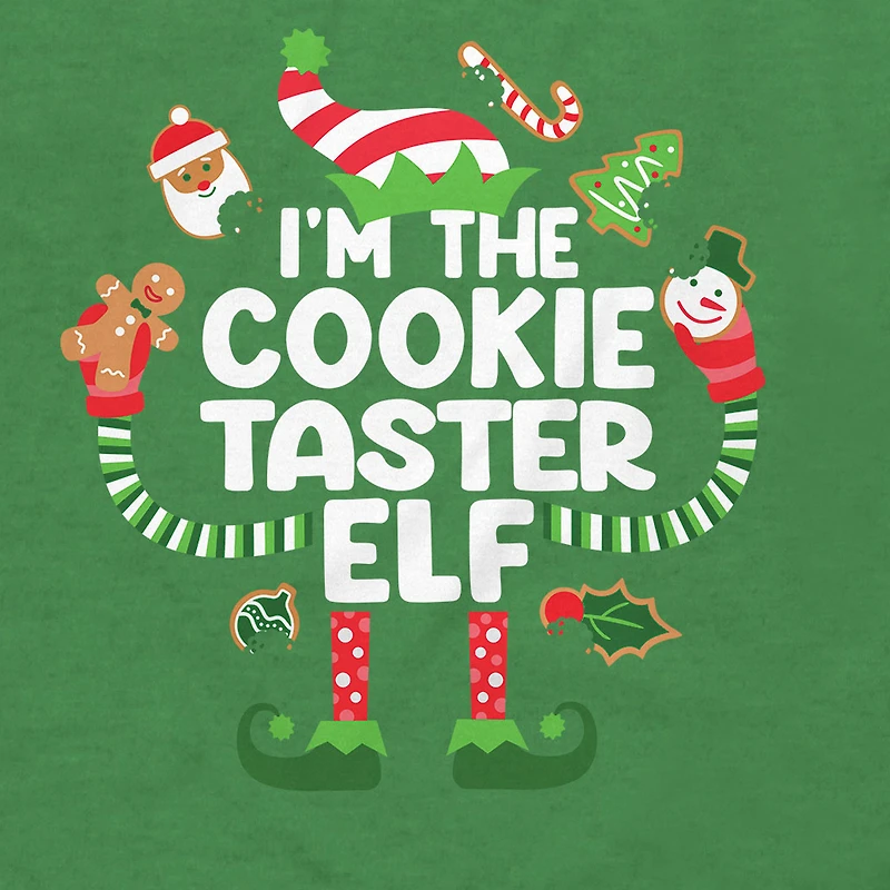 Kid's Cookie Elf Family Christmas Graphic Tee
