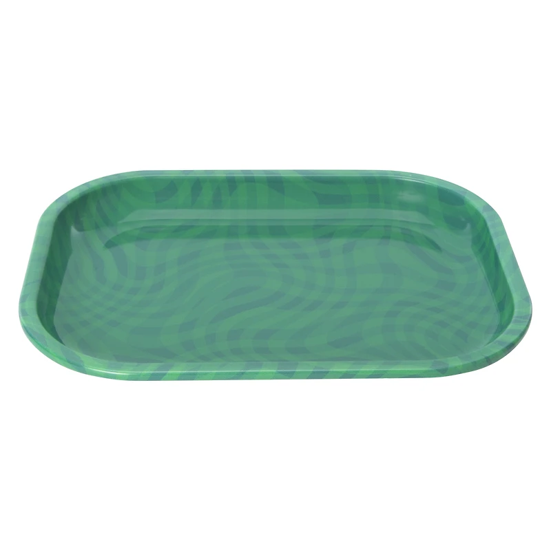 Wavy Pattern Decorative Tray 5.9in