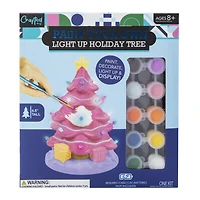 Paint Your Own Light Up Holiday Tree