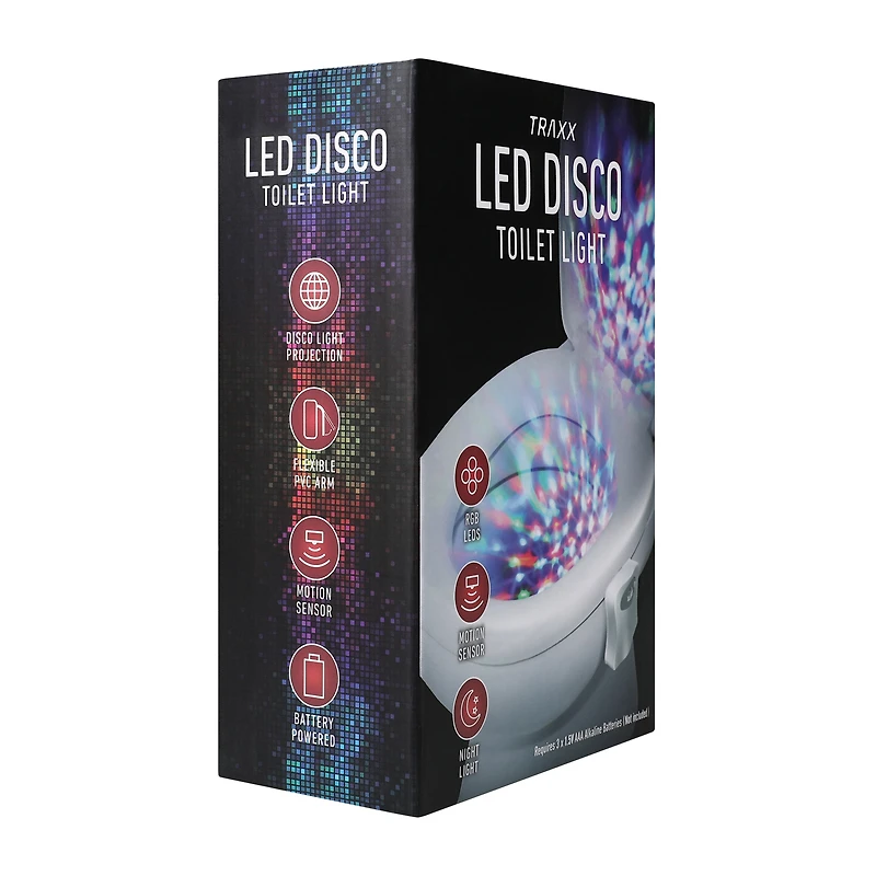 disco LED toilet nightlight