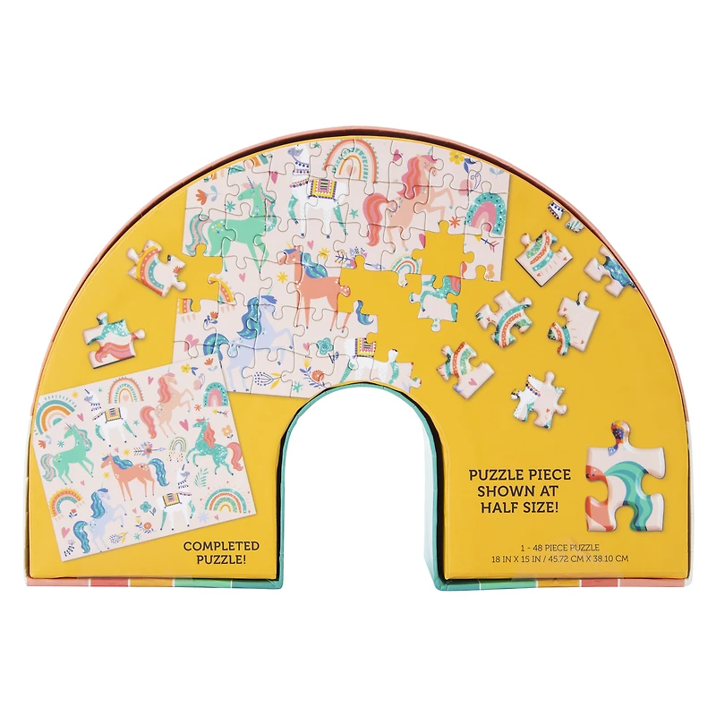 RainbowLand 48-Piece Glitter Puzzle
