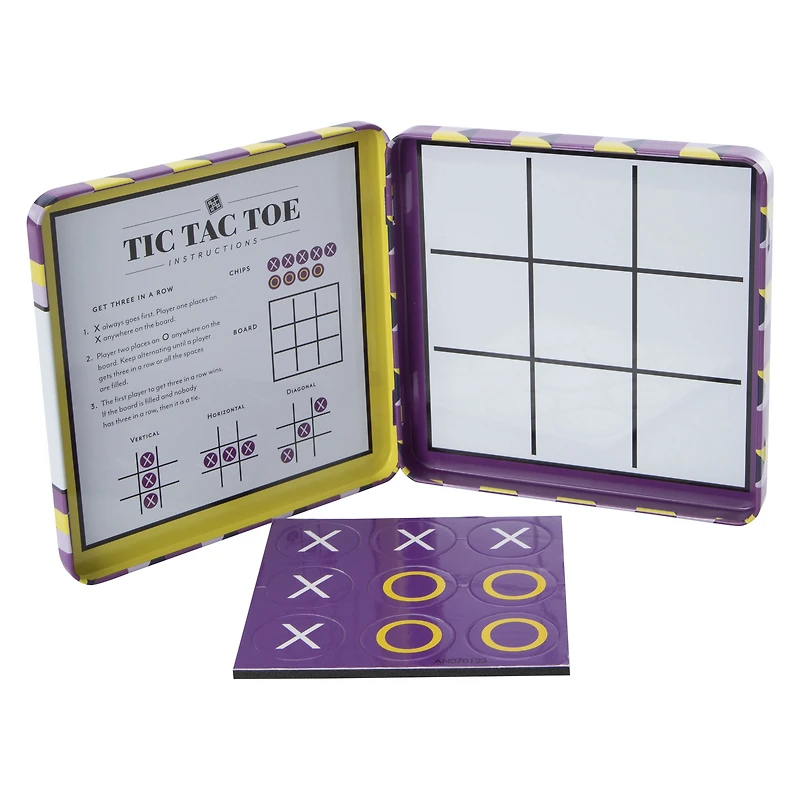 Travel Size Magnetic Tic Tac Toe Board Game