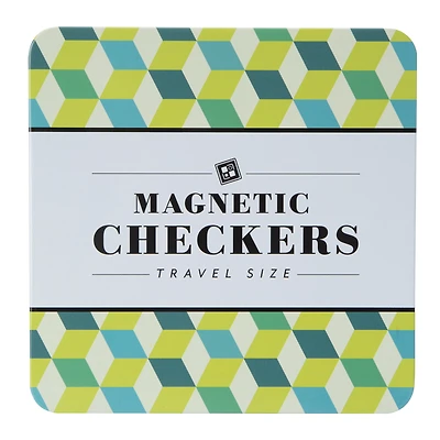Travel Size Magnetic Checkers Board Game