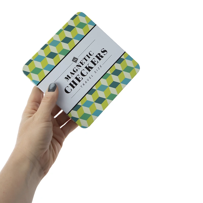 Travel Size Magnetic Checkers Board Game