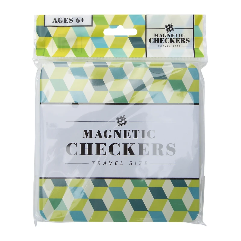 Travel Size Magnetic Checkers Board Game