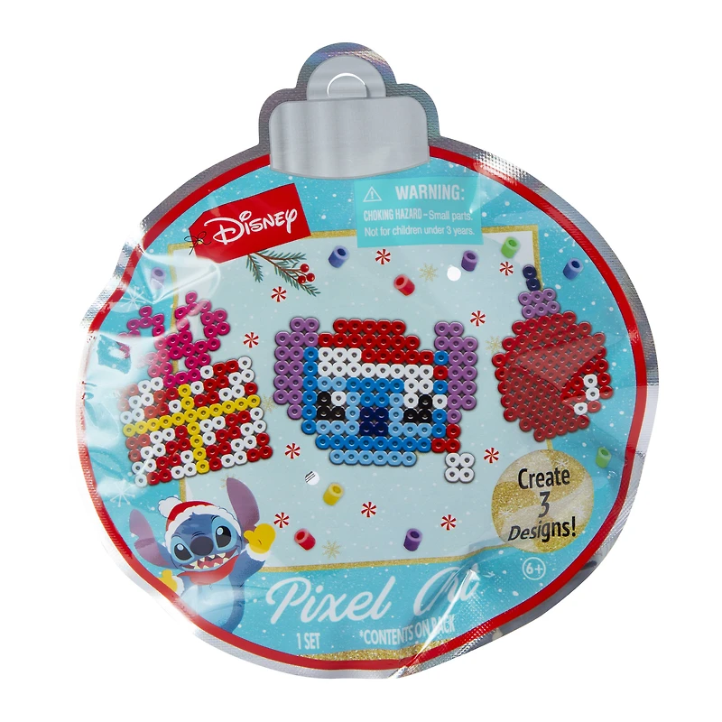 Stitch Melty Beads Pixel Art Ornament Kit