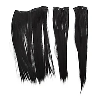 Faux Hair Clips Pack