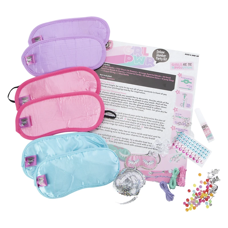 Girl Power Deluxe Slumber Party Kit