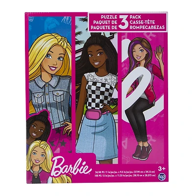 barbie® puzzles 3-count