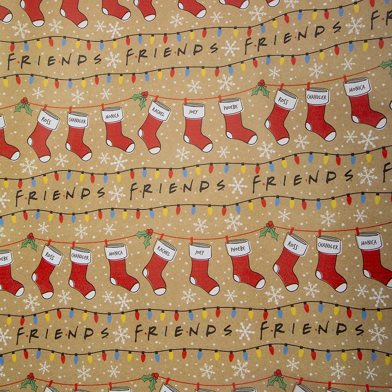 character holiday wrapping paper 50 sq.ft