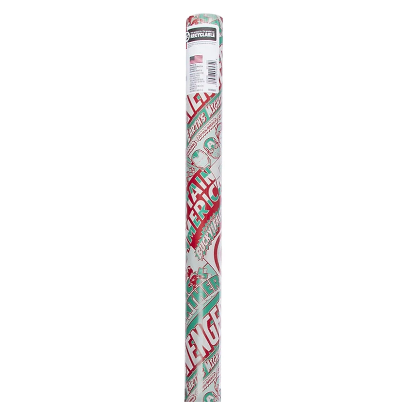 christmas character wrapping paper 50 sq.ft