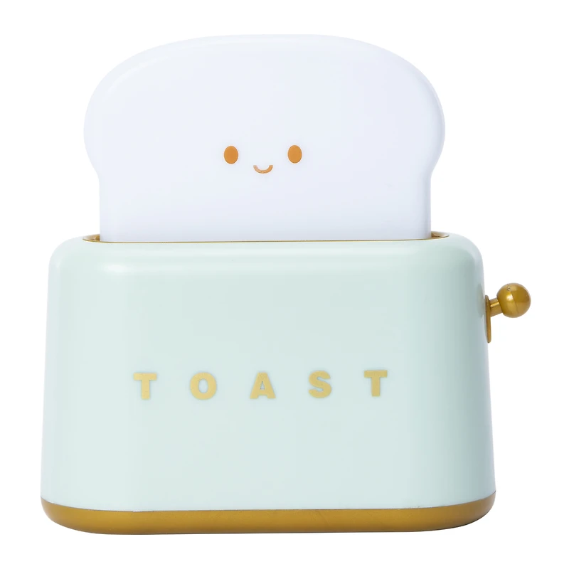 LED Light Up Toaster Lamp 5in x 5.25in
