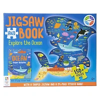 150-Piece Jigsaw Puzzle & Sticker Book Set