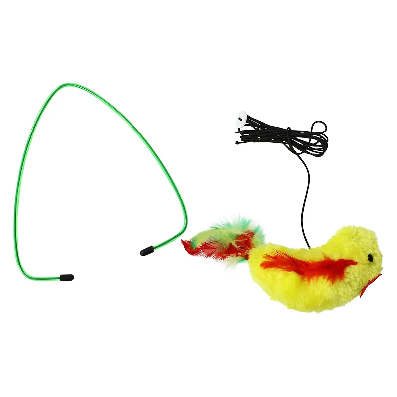 Door Hanging Bird Toy With Catnip