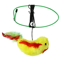 Door Hanging Bird Toy With Catnip