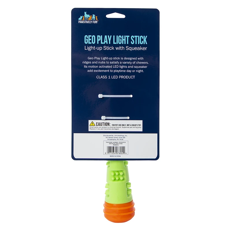 Geo Play Light Stick Dog Toy