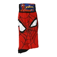 Spider-Man Mens Crew Socks 2-Pack