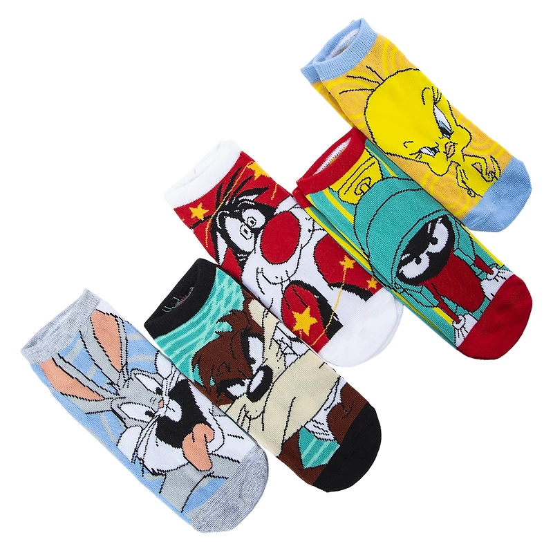 Looney Tunes™ Ladies Low-Cut Socks 5-Pack