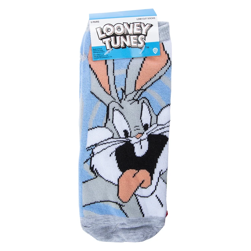 Looney Tunes™ Ladies Low-Cut Socks 5-Pack