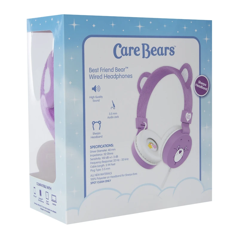 Care Bears™ Sherpa Wired Headphones