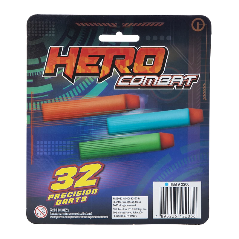 hero combat ammo precision darts 32-count