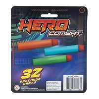 hero combat ammo precision darts 32-count