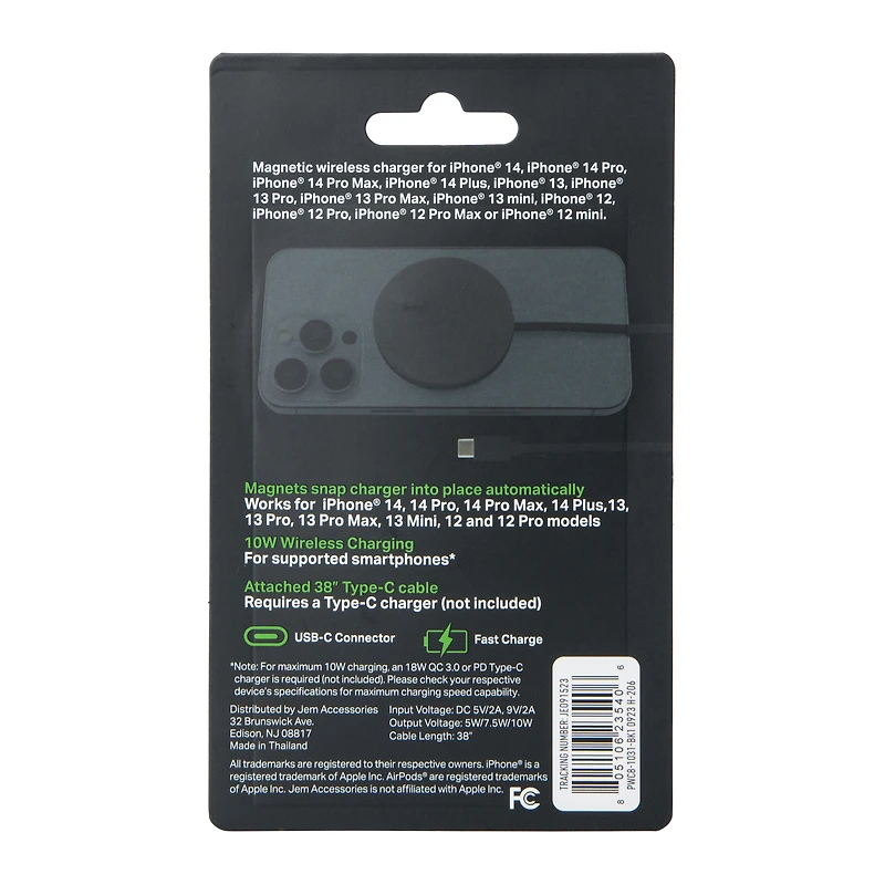 10W Magnetic Wireless Charger