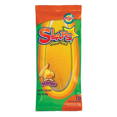 Pigui® Slaps Mango Lollipops 10-Count