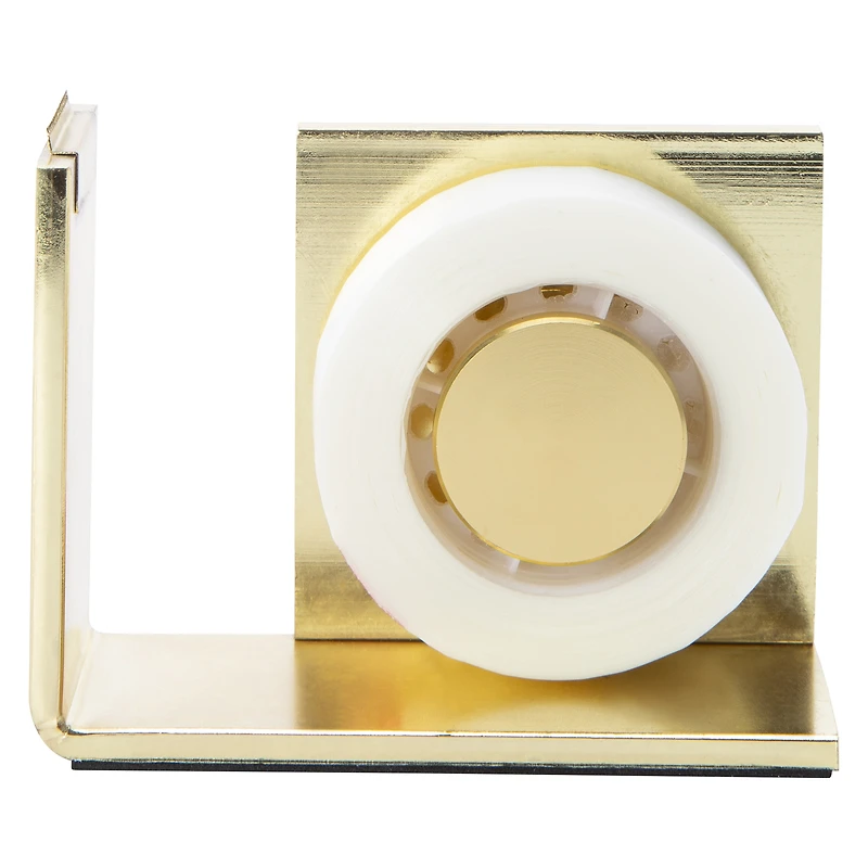 Gold Tape Dispenser & Tape Roll