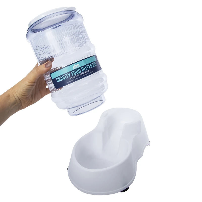 gravity pet feeder bowl 3lb
