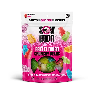Freeze Dried Gummy Bears 1.5oz - Sow Good™