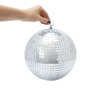 Silver Disco Ball 10in