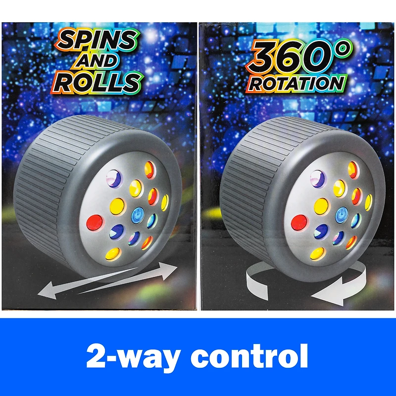 Remote Control Spin & Roll Disco