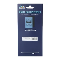 Waste Bag Dispenser With 2 Refill Rolls