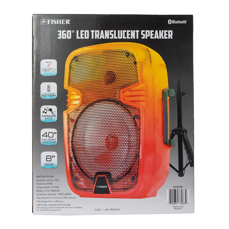 360 Degree LED Translucent Speaker