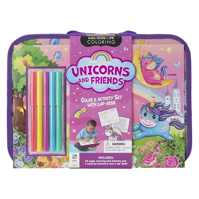 Unicorns & Friends Color & Activity Set With Lap Desk