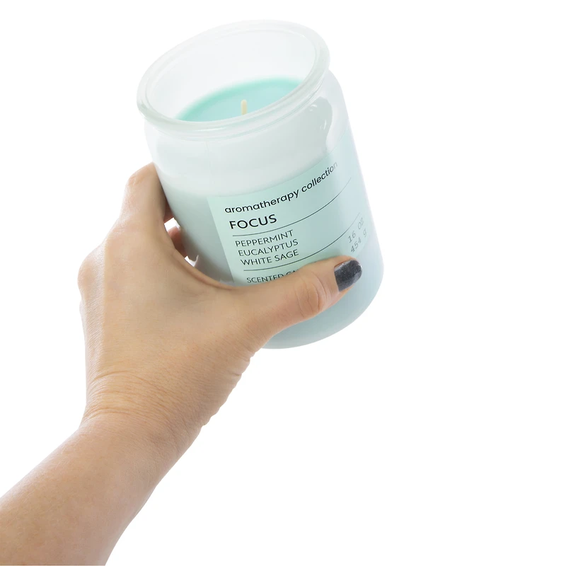Aromatherapy Collection Glass Jar Candle 16oz