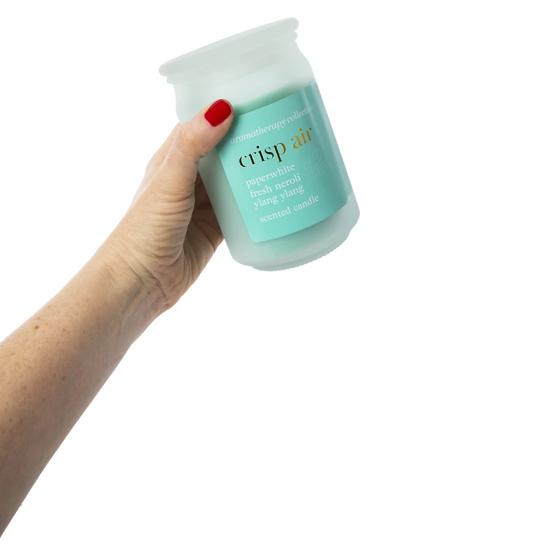 aromatherapy collection glass jar candle 16oz