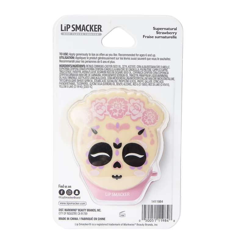 Lip Smacker® Supernatural Strawberry Dia De Los Muertos Lip Balm