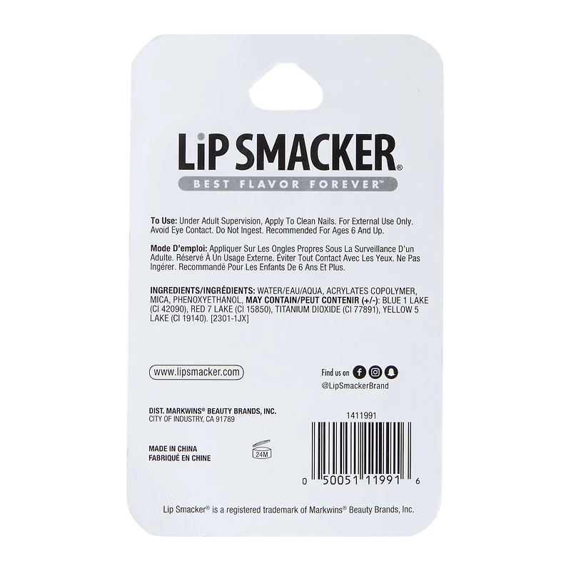 Lip Smacker® Halloween Water-Based Nail Polish 3-Count