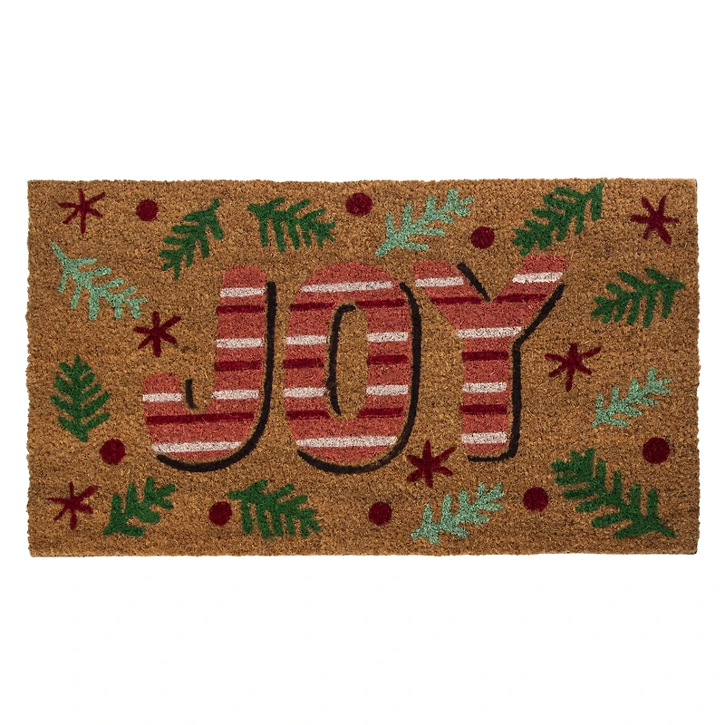Holiday Coir Doormat 28in x 16in