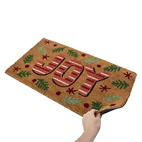 Holiday Coir Doormat 28in x 16in