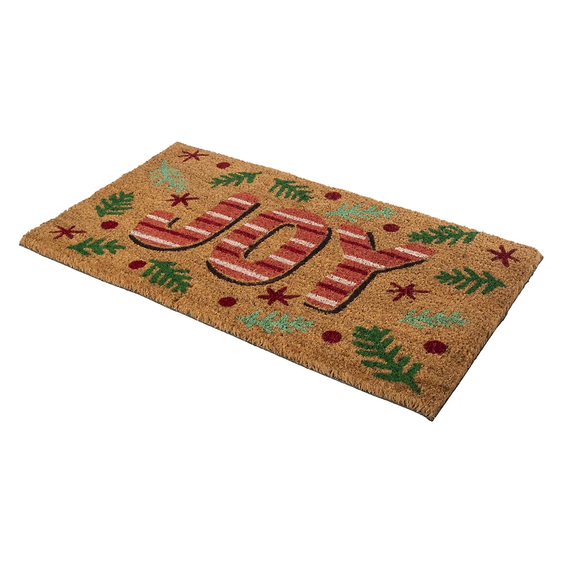 Holiday Coir Doormat 28in x 16in